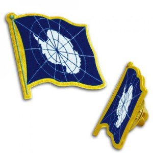 Flag Pin Antarctica