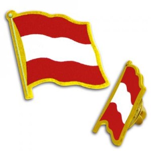 Flag Pin Austria