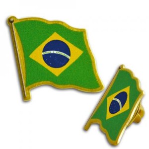 Flag Pin Brazil