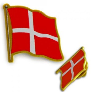 Flag Pin Denmark