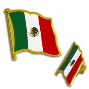 Flag Pin Mexico