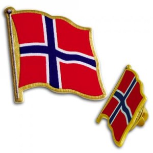 Flag Pin Norway