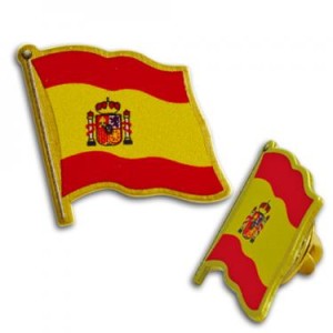 Flag Pin Spain