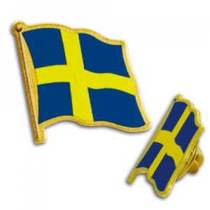Flag Pin Sweden