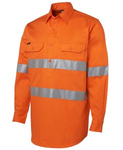 close front hi visibility shirt