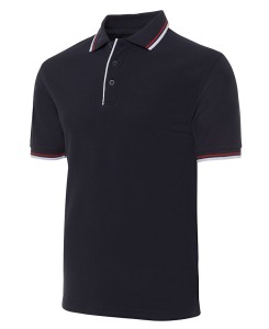 double contrast polo shirt