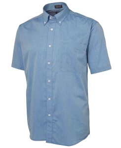 fine chambray short sleeved shirt