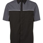 motor shirt grey black