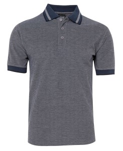 navy blue birdseye polo