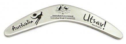 Boomerang made of pewter