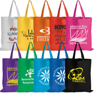 Coloured Cotton Tote Bags