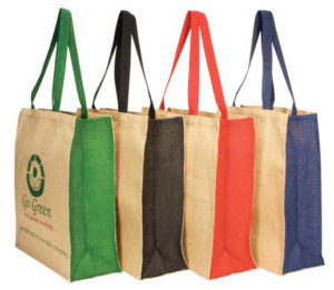 Promotional Coloured Jute Carry Bags - Bongo Promotional Jute Bags