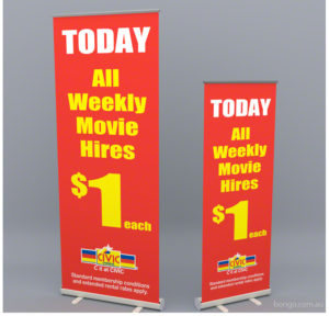 Economy Pull Up Banner