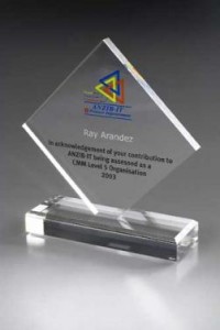 diamond acrylic award