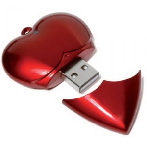 heart usb flash drives