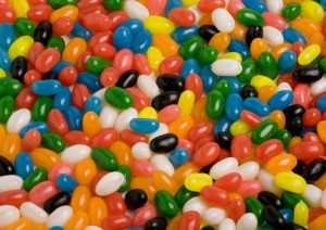 jelly beans mixed