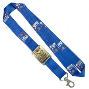 lanyard with metal badge