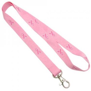 breast cancer lanyard