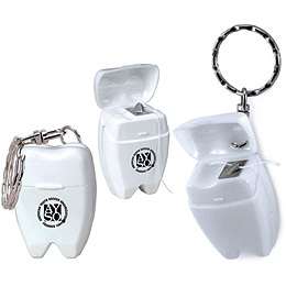 dental floss keychain