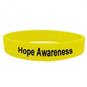 hope awareness wristband