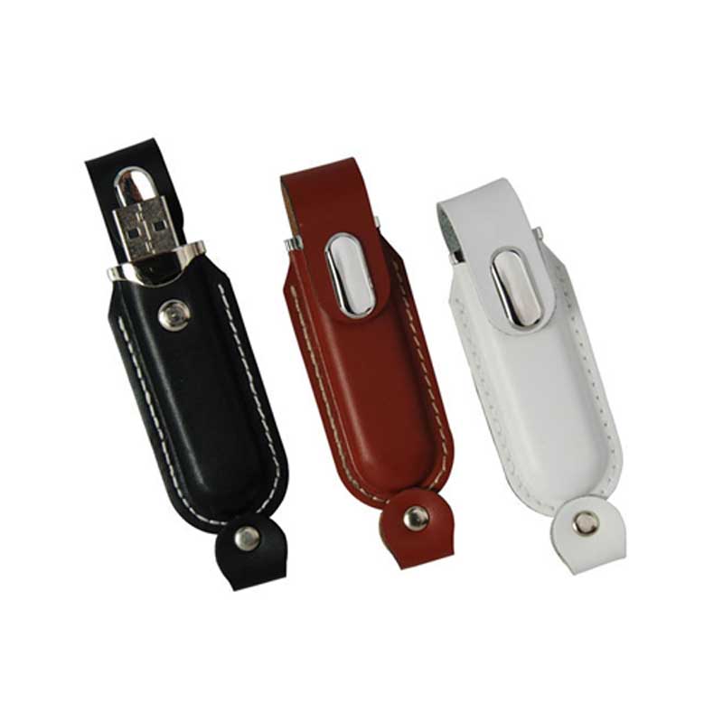 Promotional Leather Case USB Stick - Bongo - USB Promotional Products