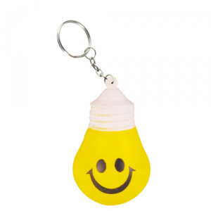 smiley face keychain