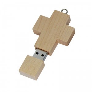 wooden cross memory stick
