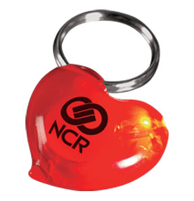 Heart Light Key Ring