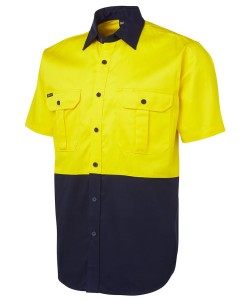 hi vis cotton work shirt