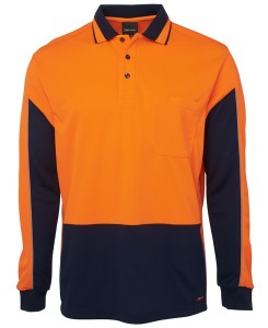 hi vis long sleeved polos