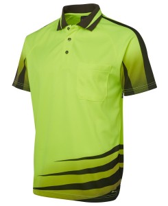 hi vis printed polo