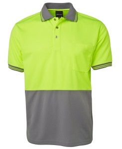 hi vis short sleeved polo shirts