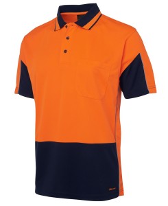 hi vis short sleeved polos