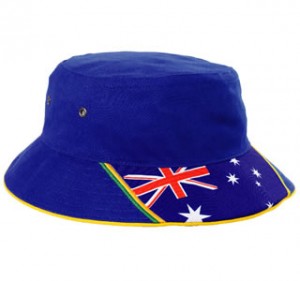aussie flag bucket hat