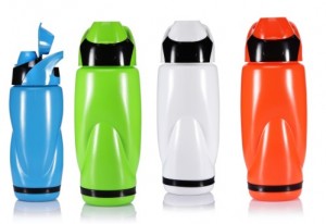 colourful plastic drink bottles