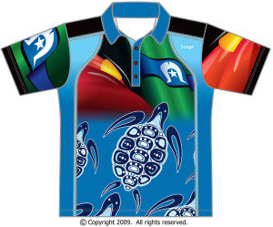 Indigenous Turtle Polo Shirt