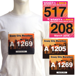 race bibs