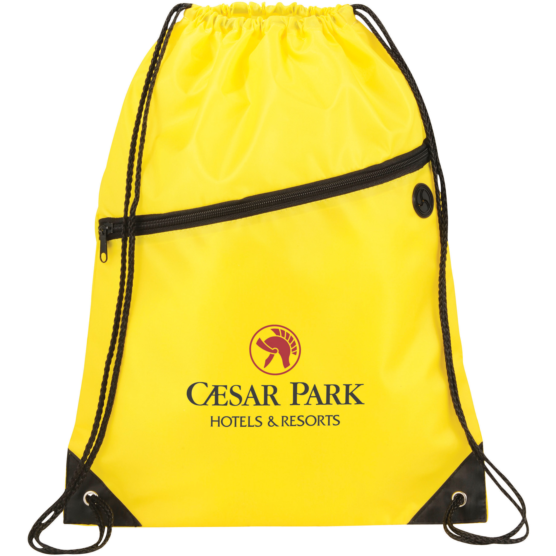 Promotional Zippered Pocket Backpack - Reinforced Corners - Bongo