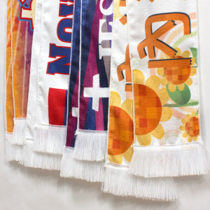 microfibre printed scarves