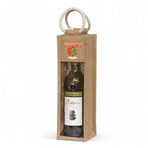 jute wine carrier