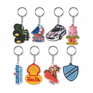 Flexible Rubber Keyrings