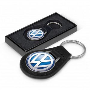 round-leather-keyring