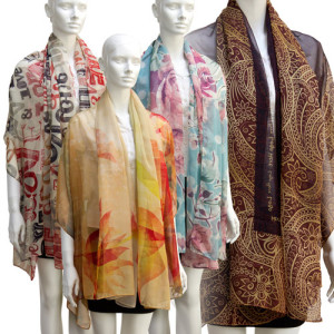 Long Printed Scarves