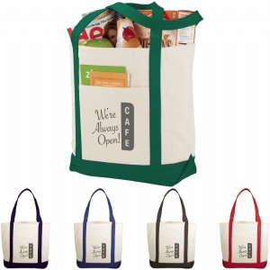 Cotton Boat Tote Bag