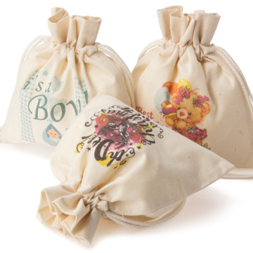 Promotional Canvas Gift Bags - Wedding Favour Bags - Bongo