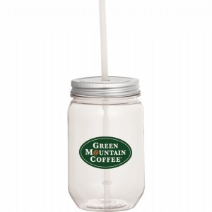 Mason Jar 650ml with Silver Tin Lid