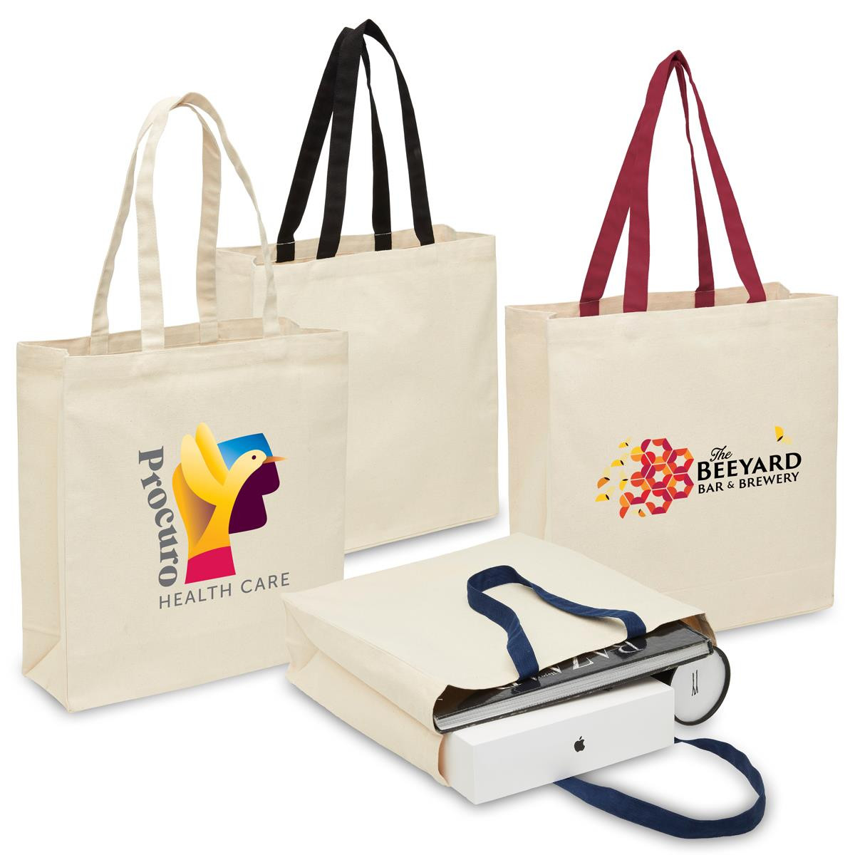 Promotional Heavy Duty Canvas Tote Bag | Custom Printed with Logos