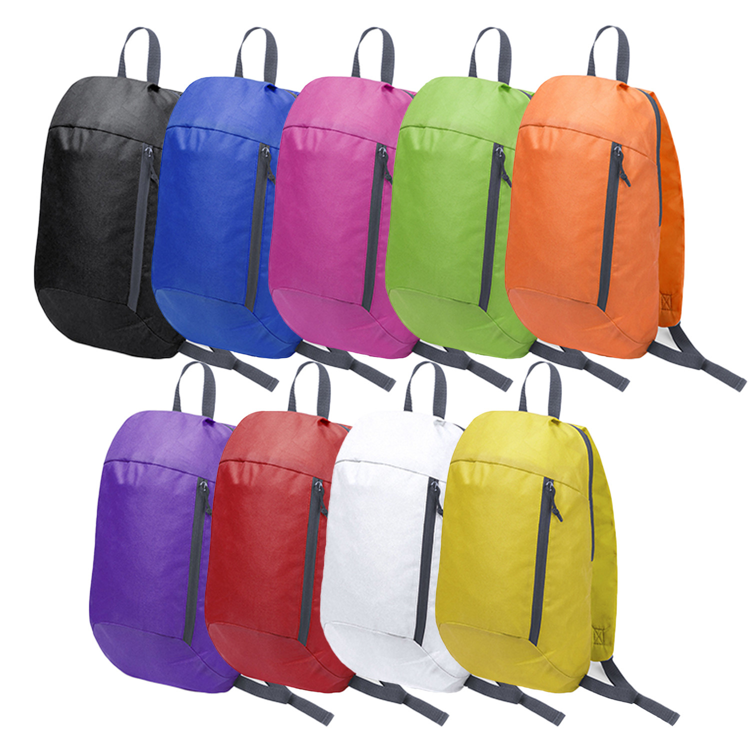 Promotional Bright Colour Backpacks Custom Branded Logos Bongo