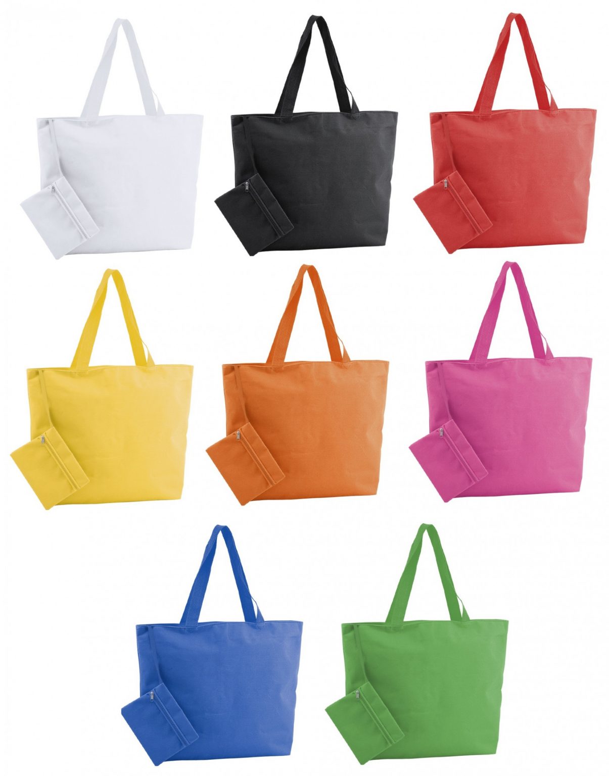 Promotional Coloured Beach Bags - Long Shoulder Handles | Bongo