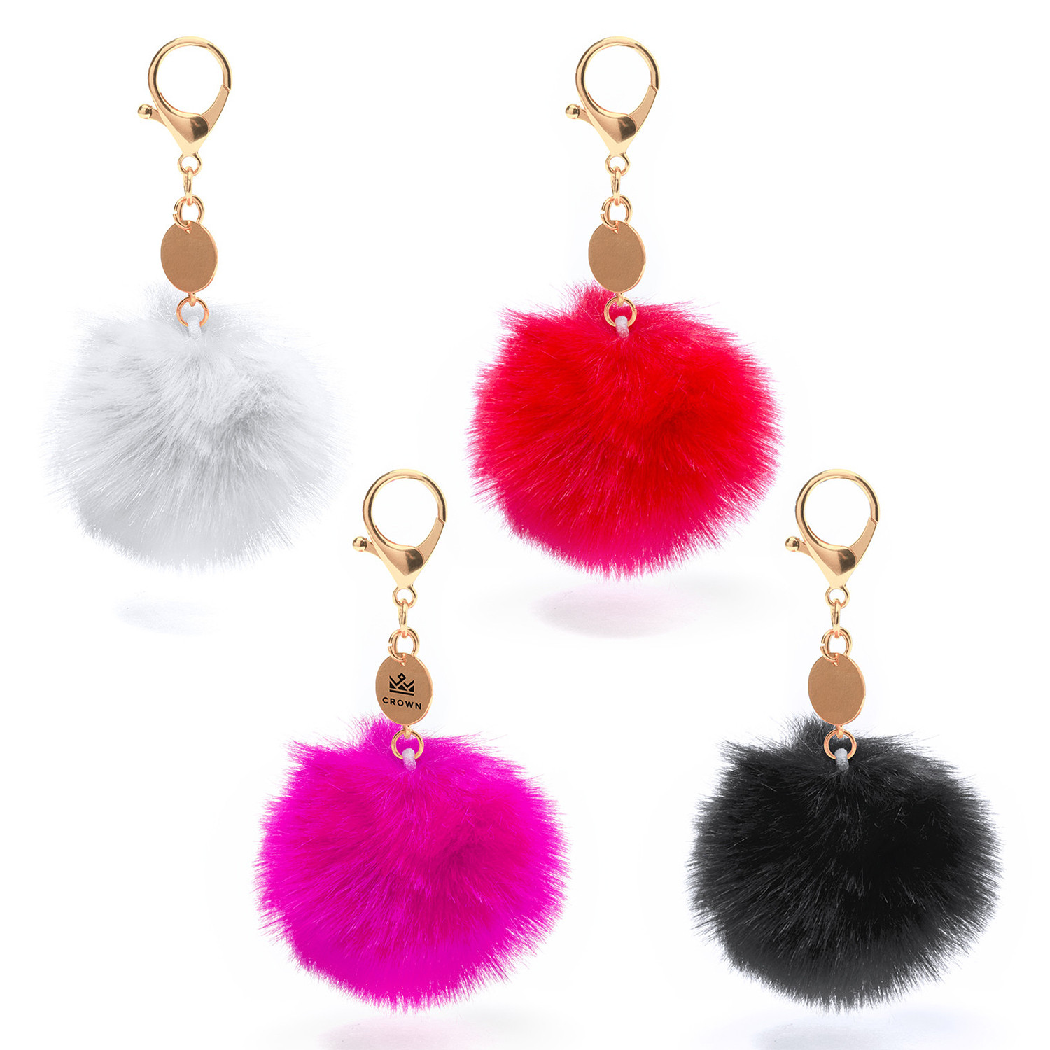 Promotional Pom Pom Keychains - Novelty Keychains | Bongo